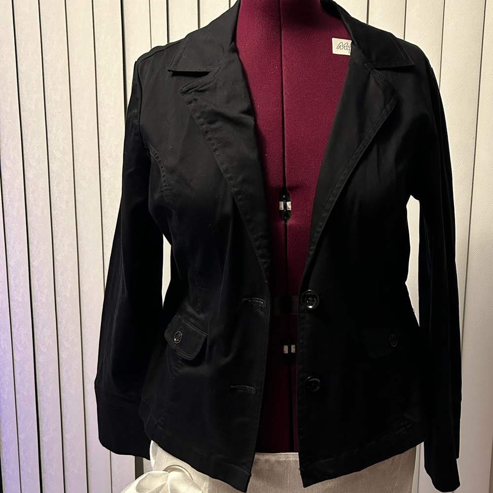 Fashion Bug Lightweight black suit jacket.